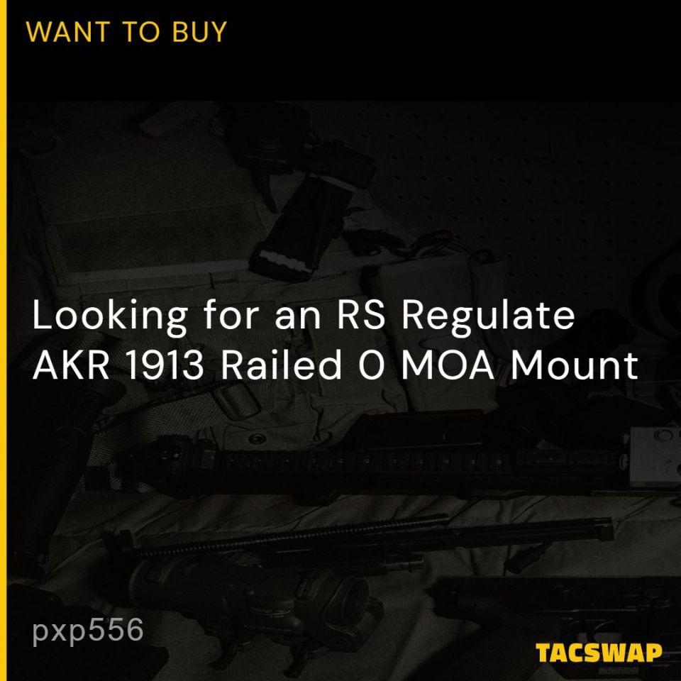 Post 1 - RS Regulate AKR Railed Mount