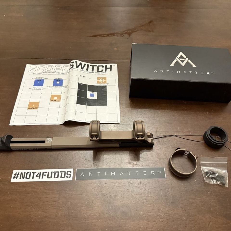 Post 1 - Antimatter 30mm Scopeswitch trade for rmr