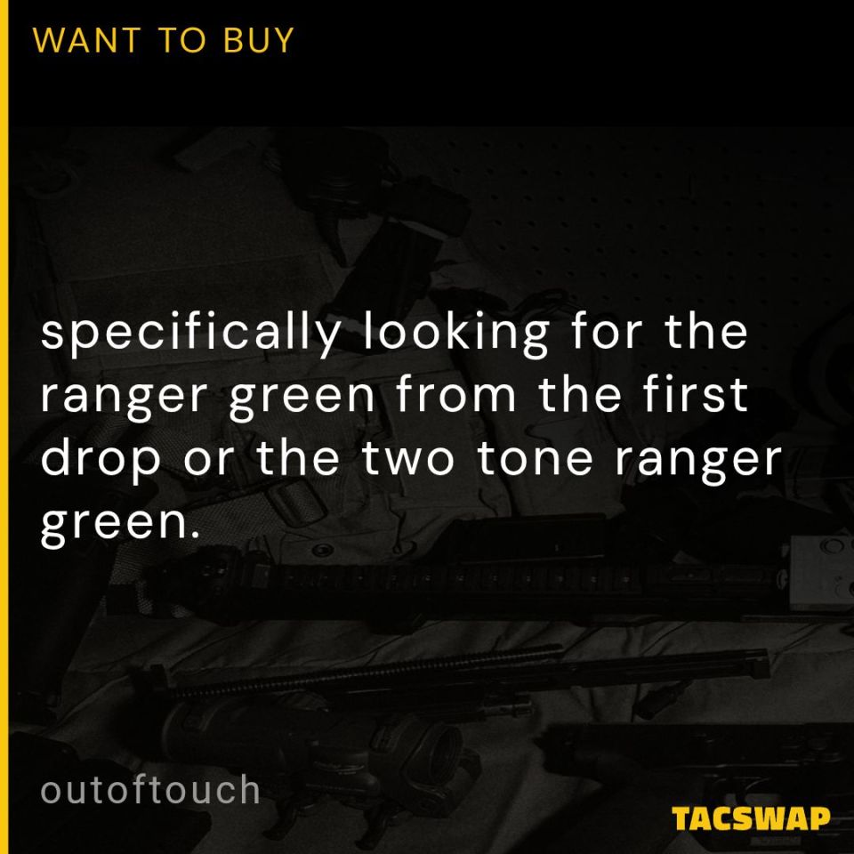 Post 1 - WTB Kommandostore K2 Gorka 