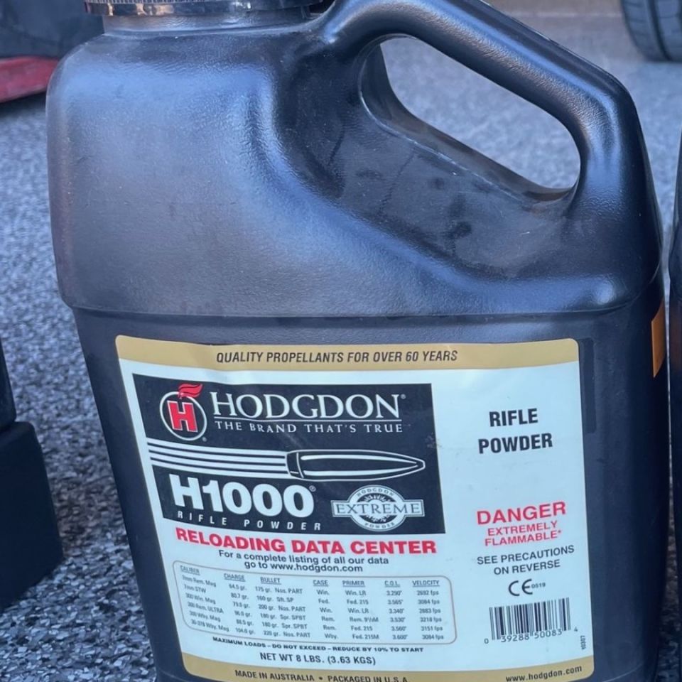 Post 2 - Sealed 8# H1000 Powder