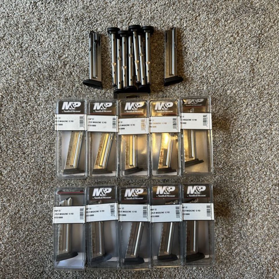 Post 4 - S&W MP22 10rd Mags $25ea