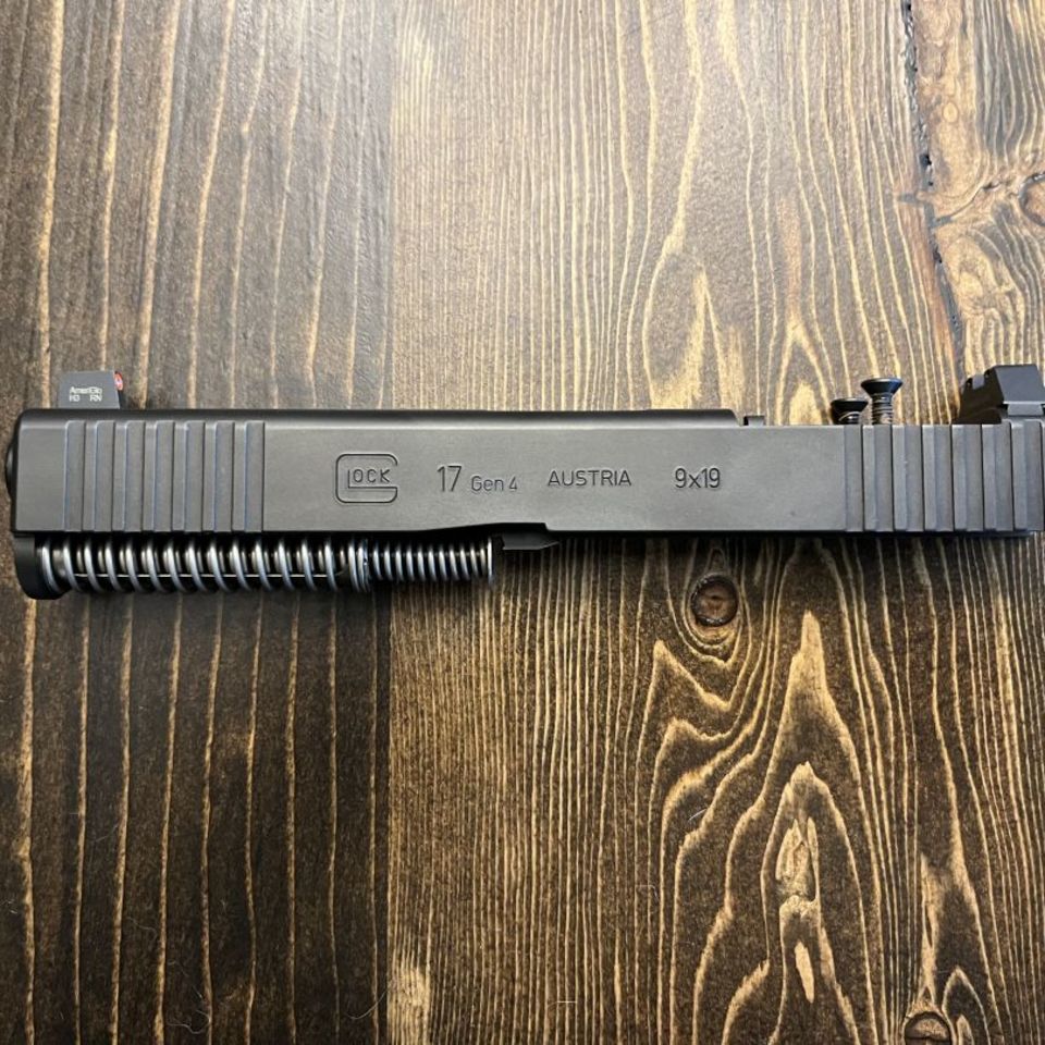 Post 1 - Glock 17 slide with RMR cut. 