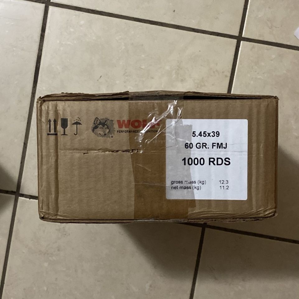 Post 1 - 1k rounds Wolf 5.45x39