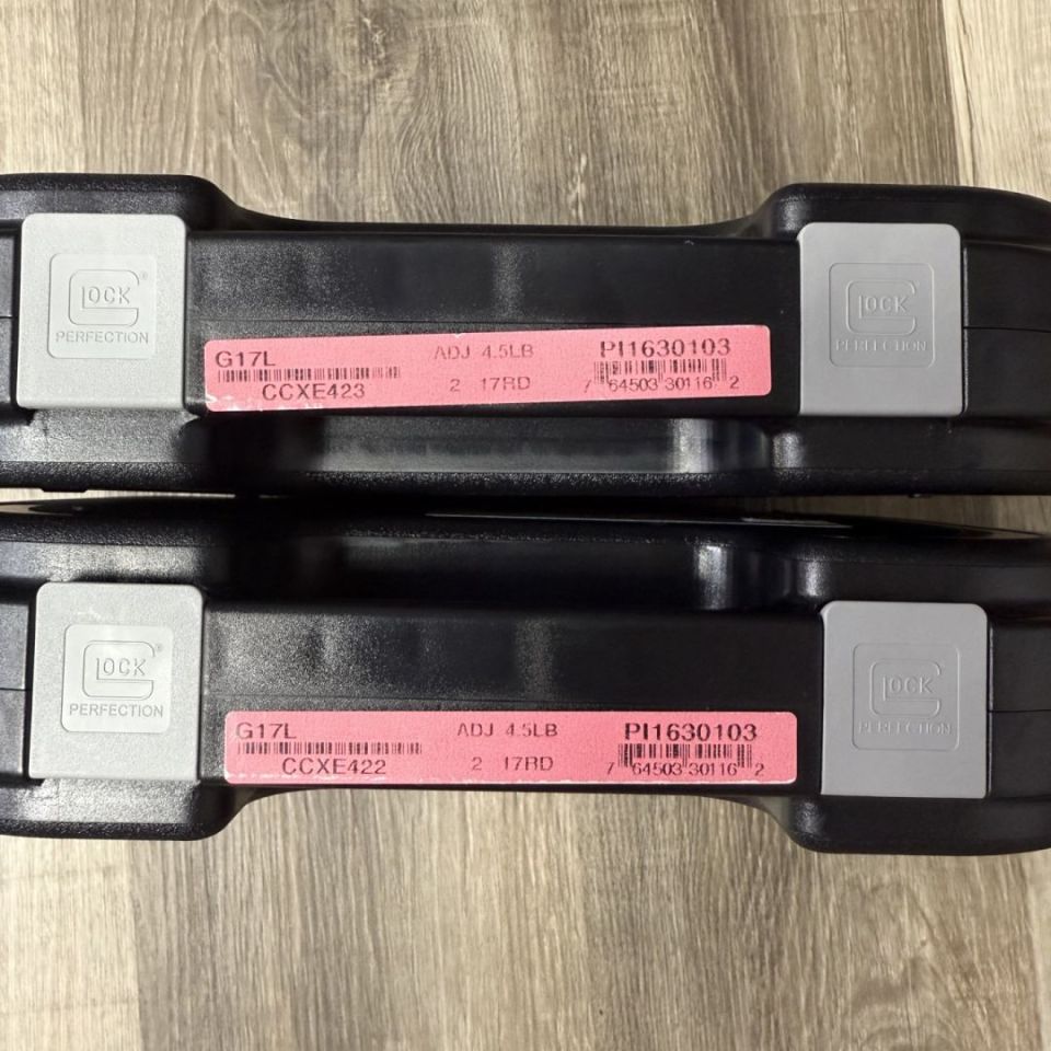 Post 2 - CONSECUTINVE S/N GLOCK 17L's