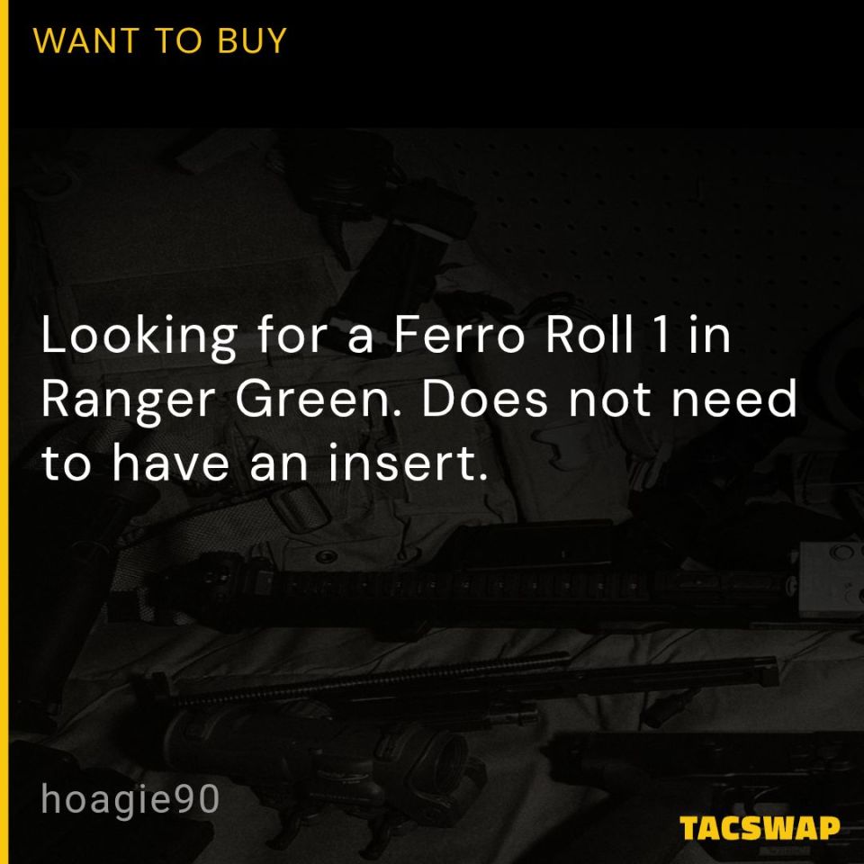 Post 2 - Ferro Roll 1 Ranger Green