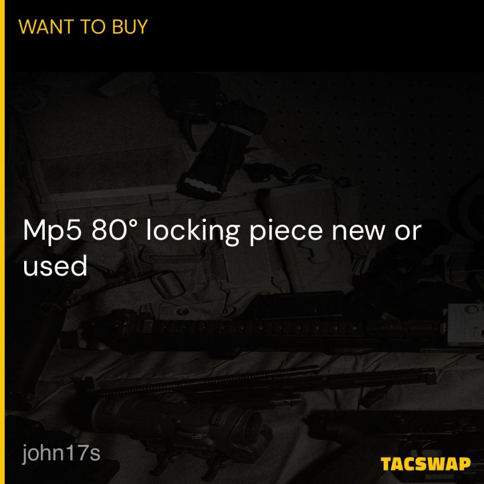 Post 1 - Mp5 80° locking piece 
