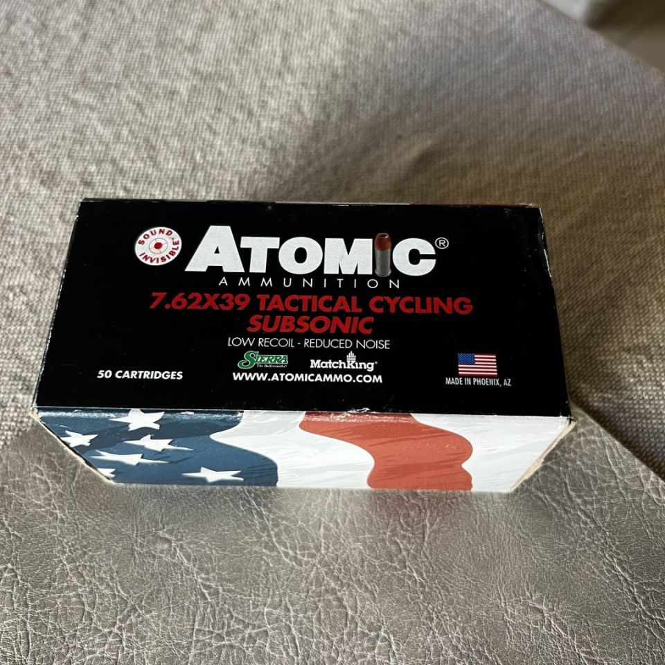 Post 1 - 7.62x39 220gr. Subsonic SMK