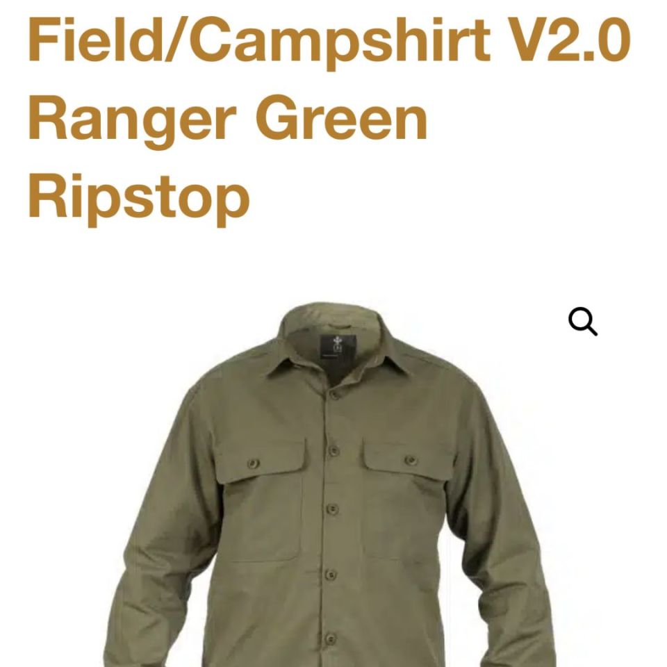Post 2 - Field/Campshirt V1 Ranger Gr