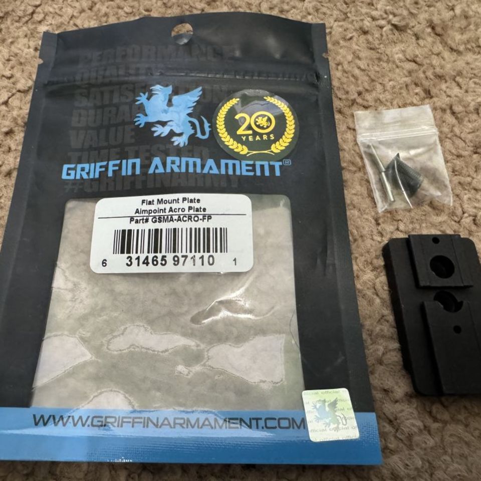 Post 3 - Griffin ACRO mount top plate