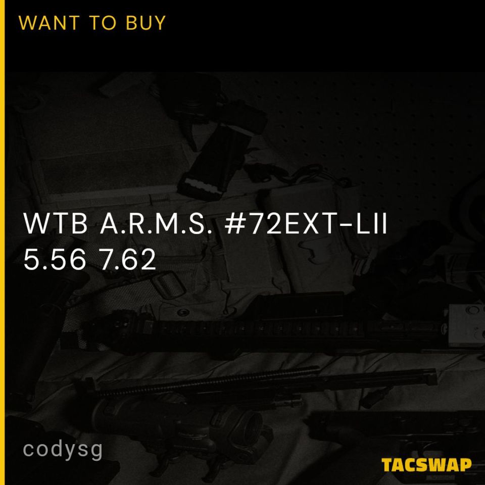 Post 2 - WTB A.R.M.S. #72EXT-LII