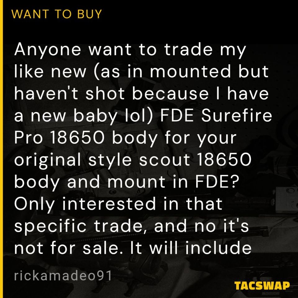 Post 4 - Surefire pro BODY for non pro 