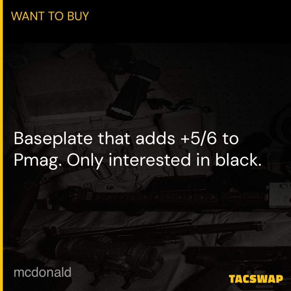 Post 2 - Taran Tactical AR15 Baseplate