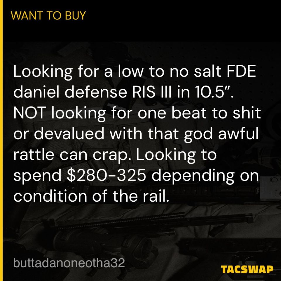 Post 2 - 10.5” Daniel Defense RIS III