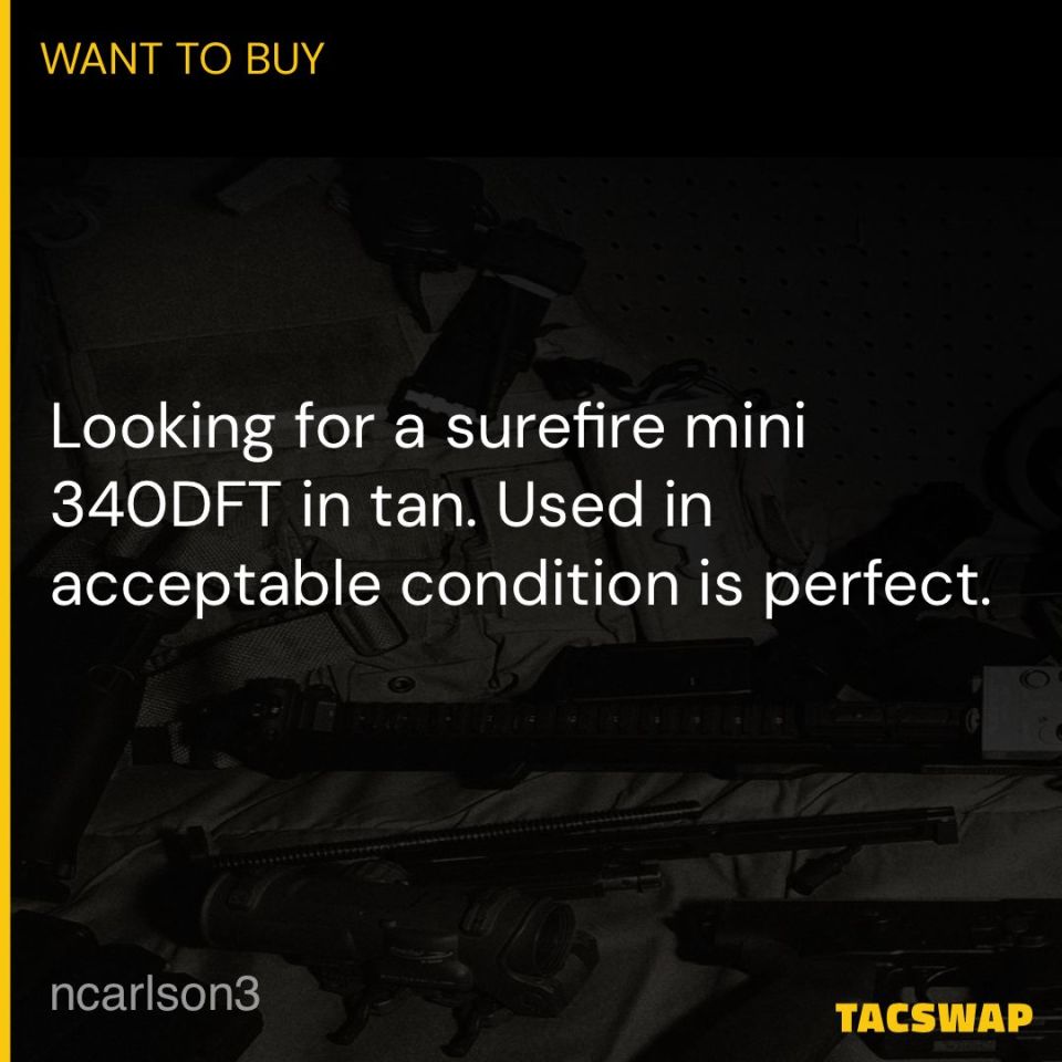 Post 1 - WTB SUREFIRE MINI 340DFT TAN