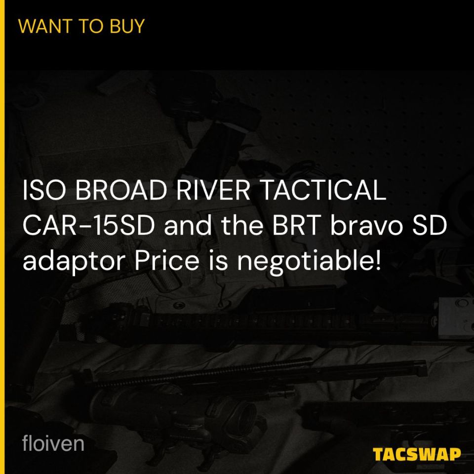 Post 1 - ISO BRT CAR-15SD/ bravo adapte