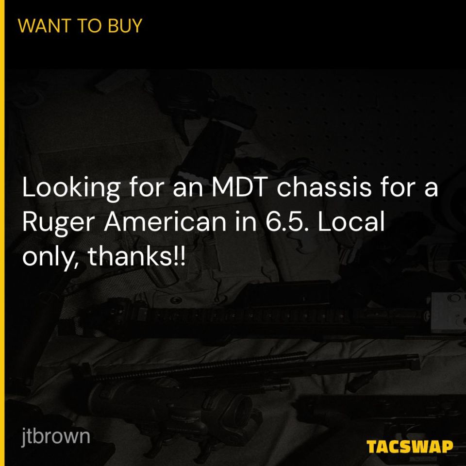 Post 2 - MDT Chassis for Ruger American