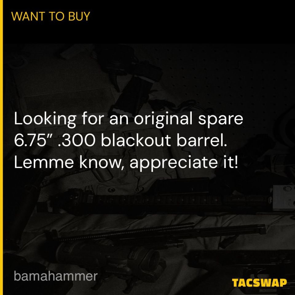 Post 2 - Gen 1 MCX barrel