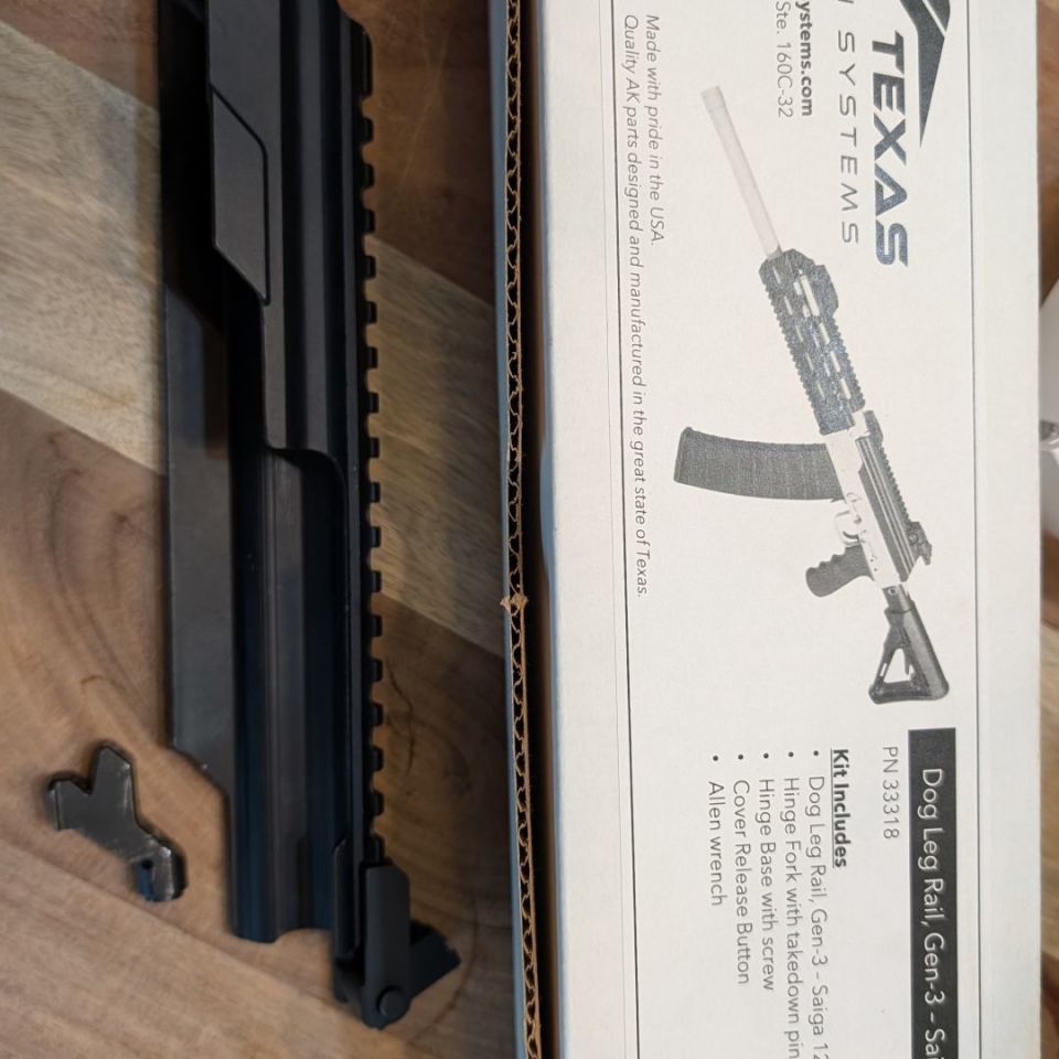 Post 1 - Saiga 12 TWS Dogleg Gen 3 rail