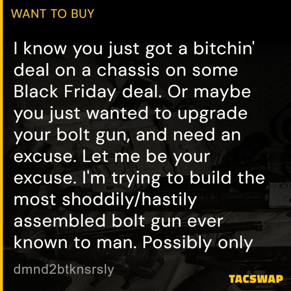 Post 5 - WTB your R700 LA Chassis