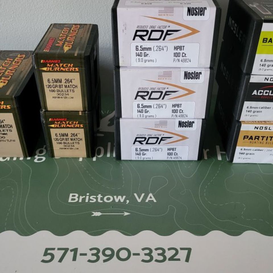 Post 1 - 6.5mm bullets