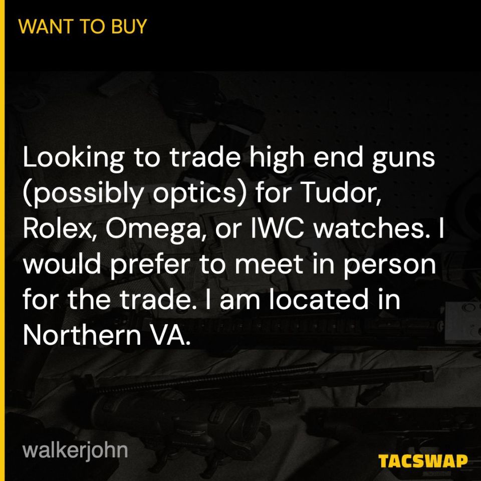 Post 1 - WTT Guns for Omega