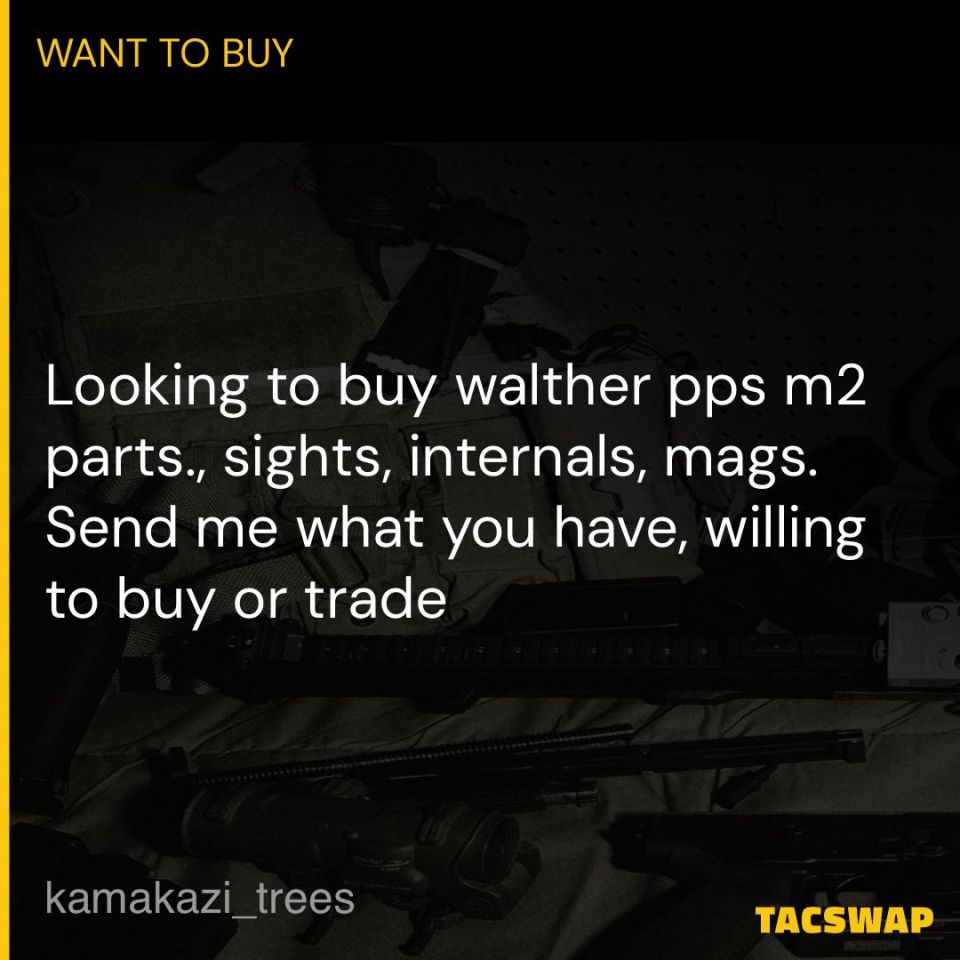 Post 1 - Walther PPS M2 parts