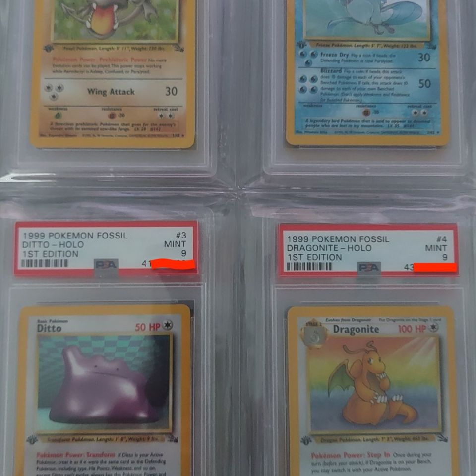 Post 5 - 1999 1ST ED POKEMON FOSSIL