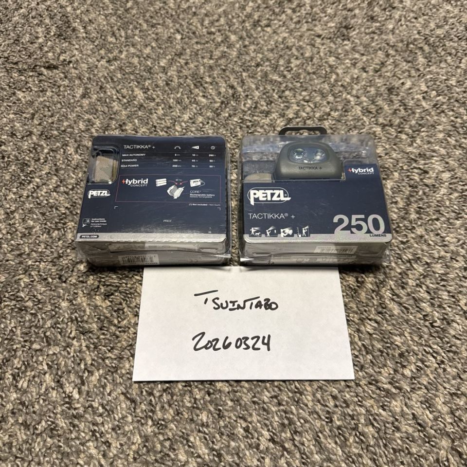 Post 5 - NIB Multicam Petzl Tactikka +