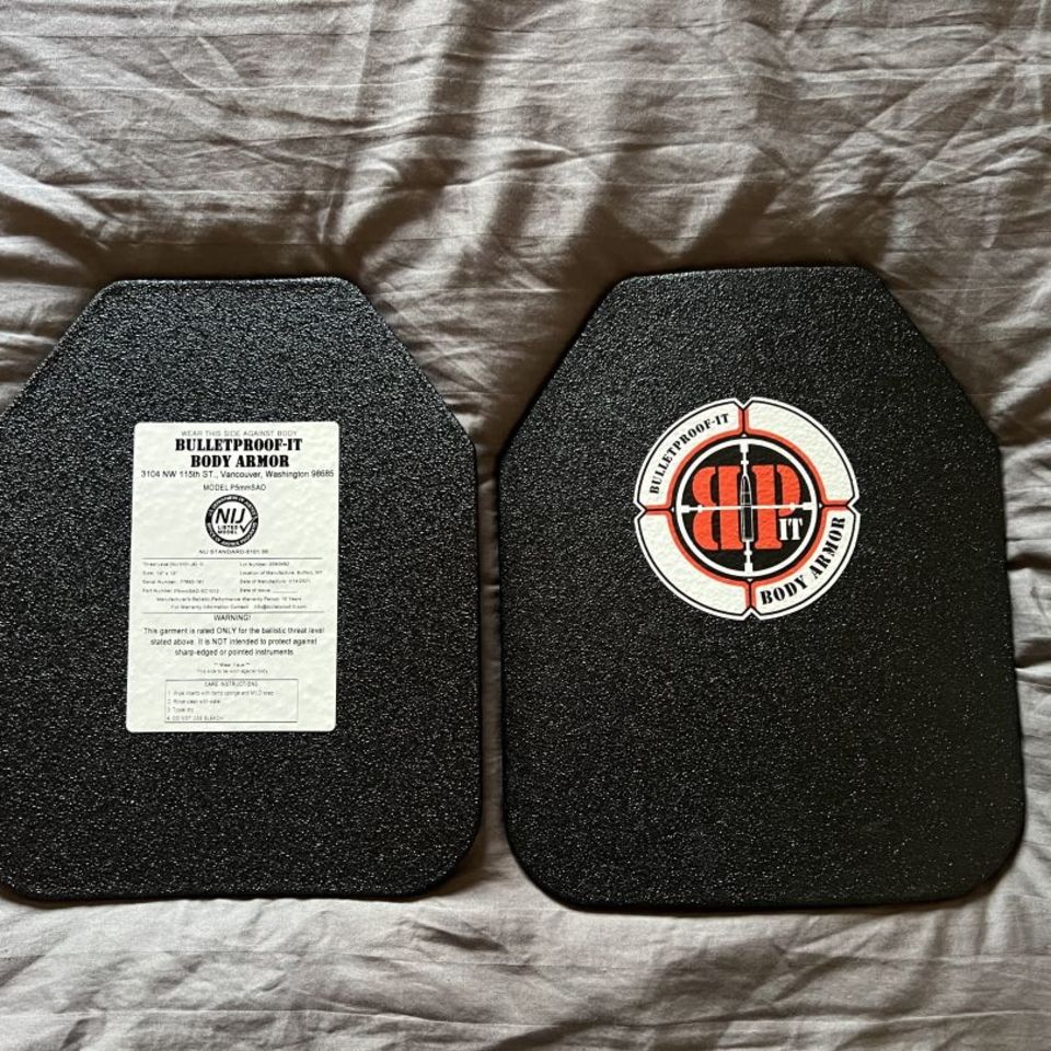 Post 1 - Level III steel plates