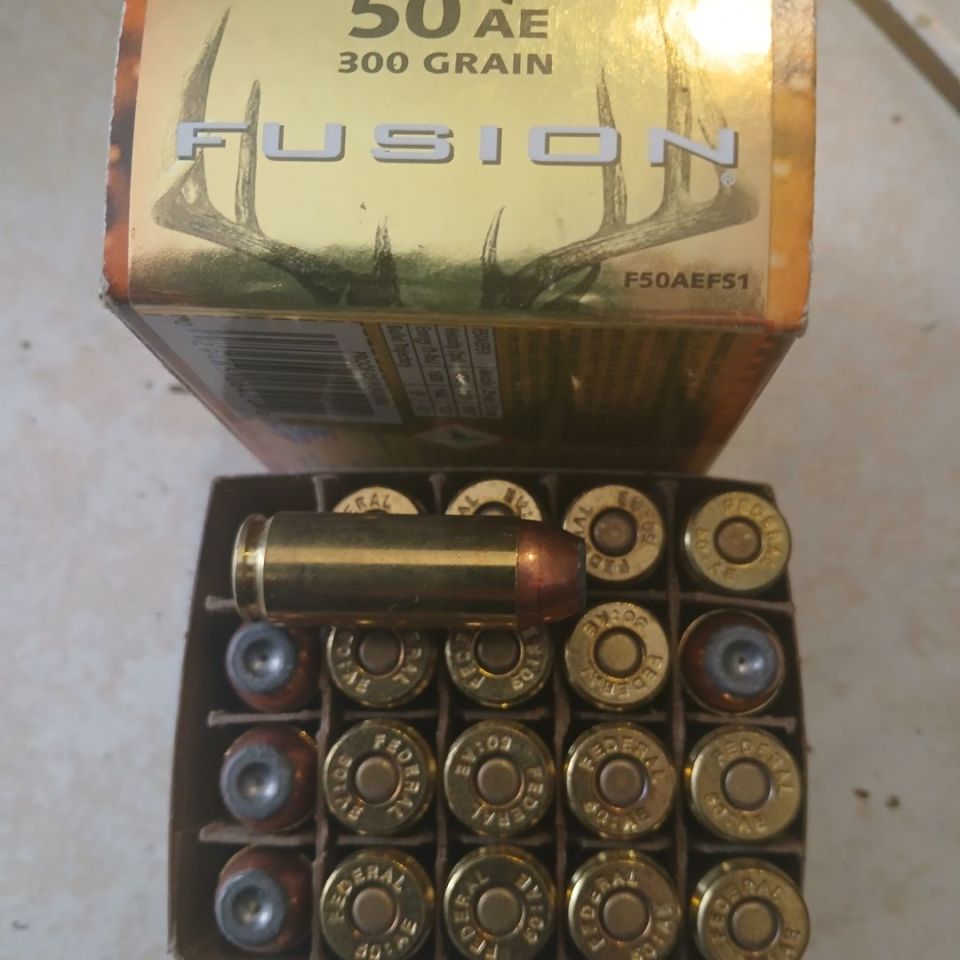 Post 1 - 50AE ammo JHP