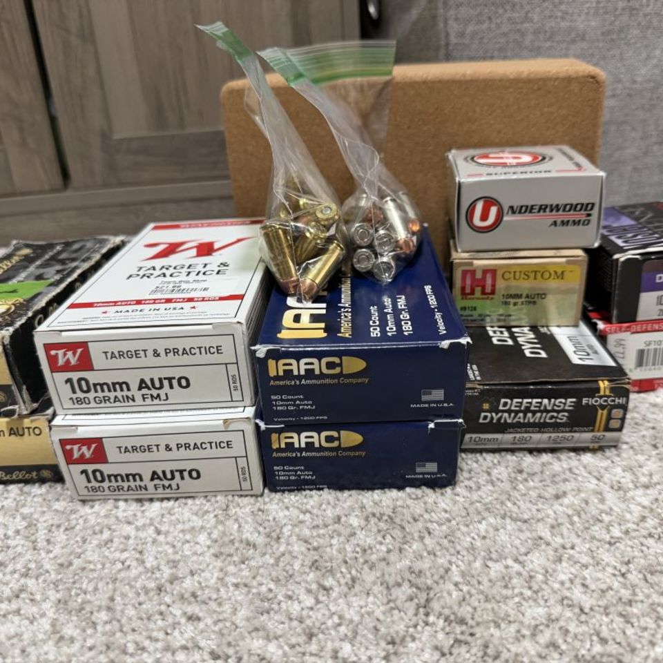 Post 5 - 10mm ammo- factory loads