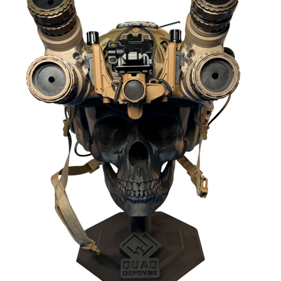 Post 4 - Quad Defense NVG Helmet Stand