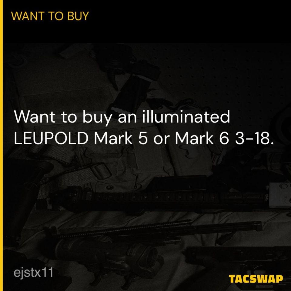 Post 1 - Leupold MK5 or MK6 ILLUMINATED