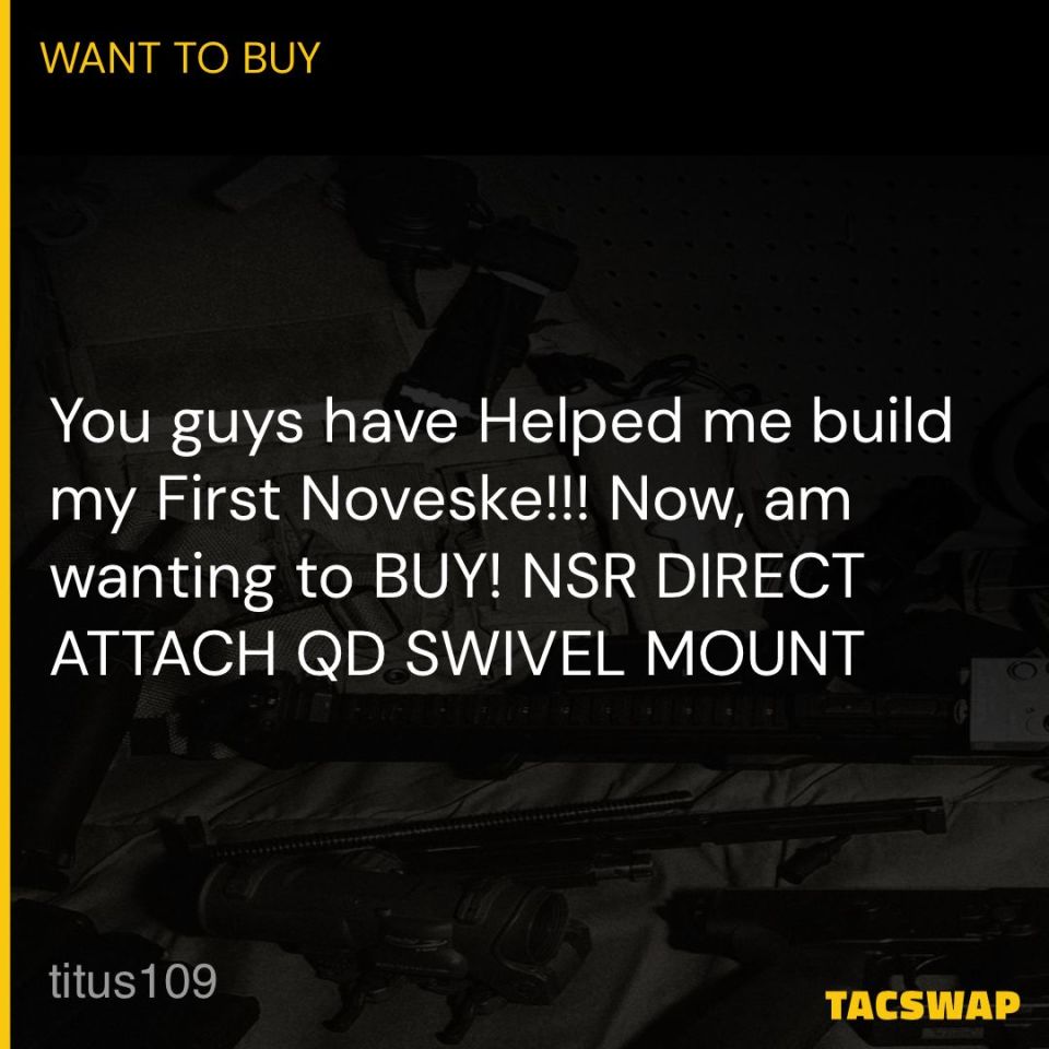 Post 1 - Noveske QD Swivel Mount 