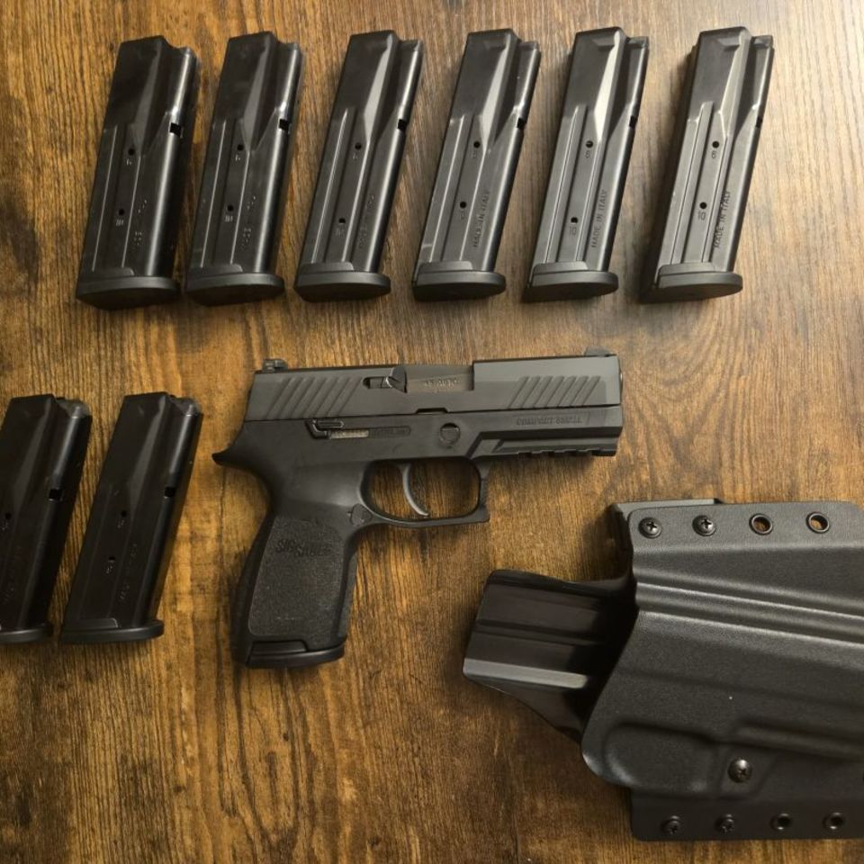 Post 2 - SIG SAUER P320C Nitron 45 ACP Package