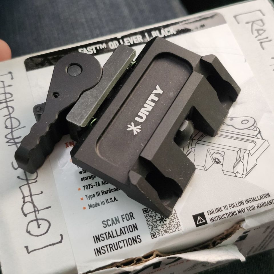 Post 2 - Unity fast Raxis mount MAWL