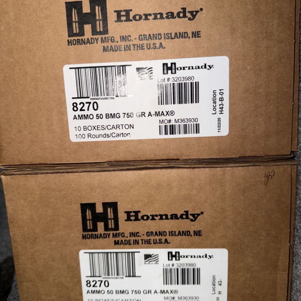 Post 2 - Hornady 50 BMG A-MAX Match