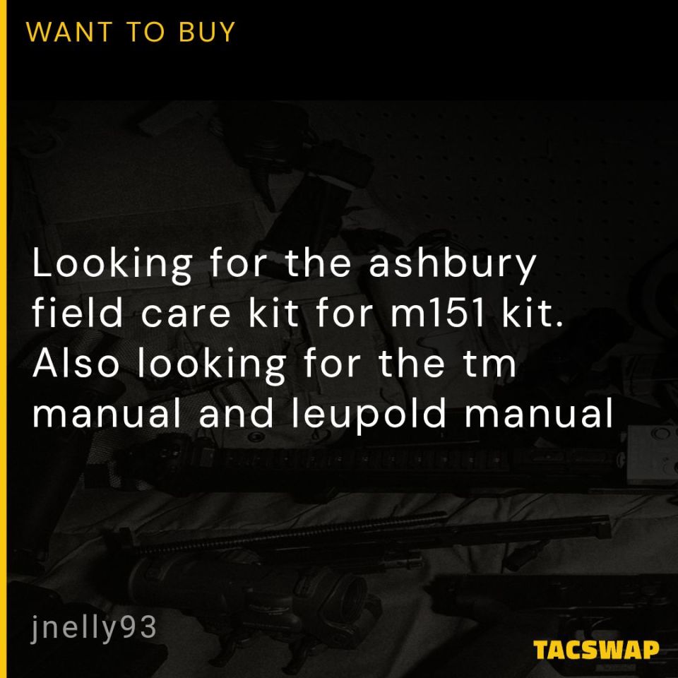 Post 1 - Ashbury field care kit 