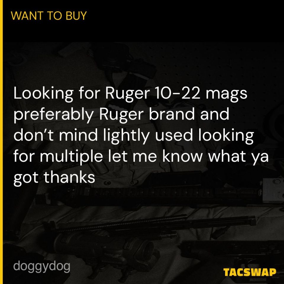 Post 2 - Ruger 10/22 mags 