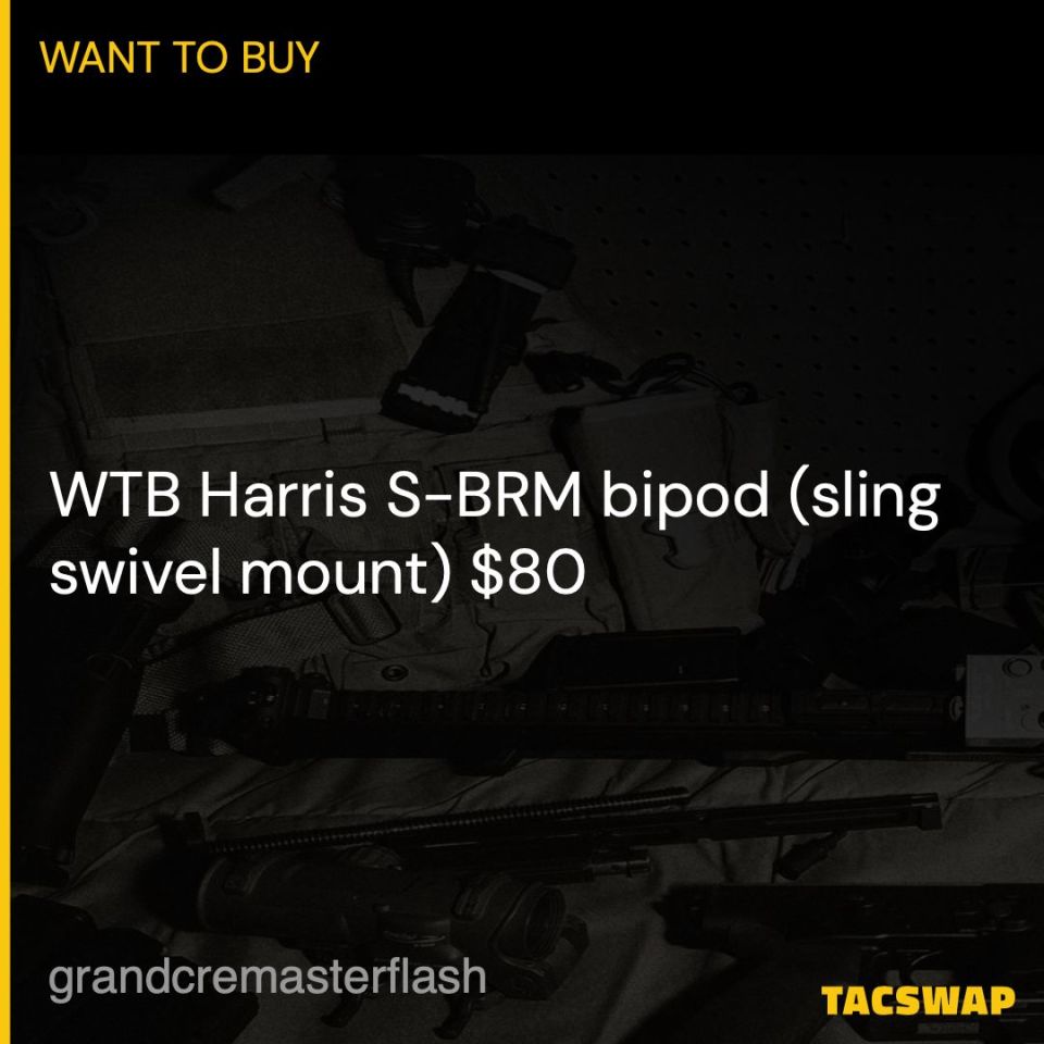 Post 2 - Harris S-BRM bipod