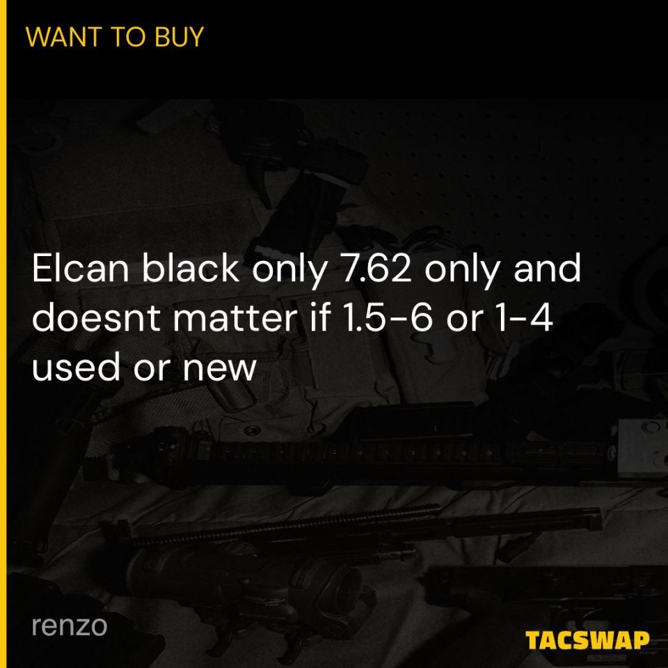 Post 3 - Elcan 7.62 black 1.5-6 or 1-4 