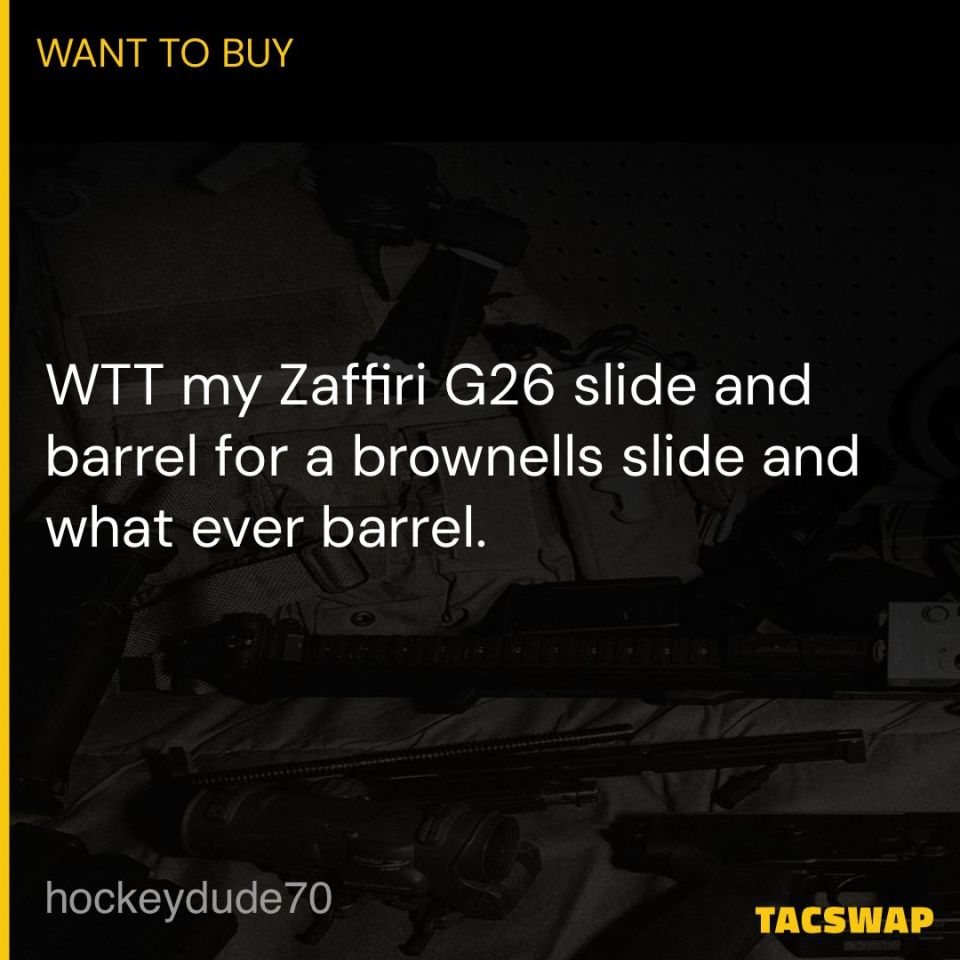 Post 5 - WTT for brownells