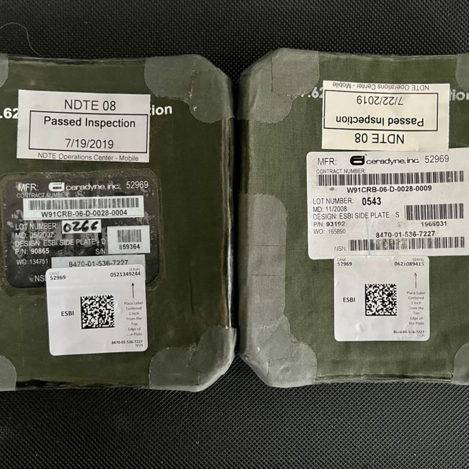 Post 4 - 7"x8" | Ceradyne Level IV ESBI