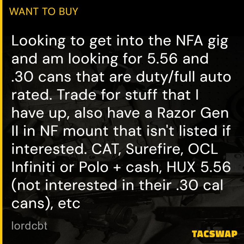 Post 3 - MY STUFF FOR YOUR CANS