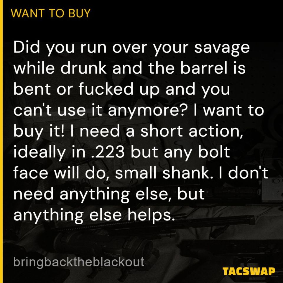 Post 1 - Savage small shank action