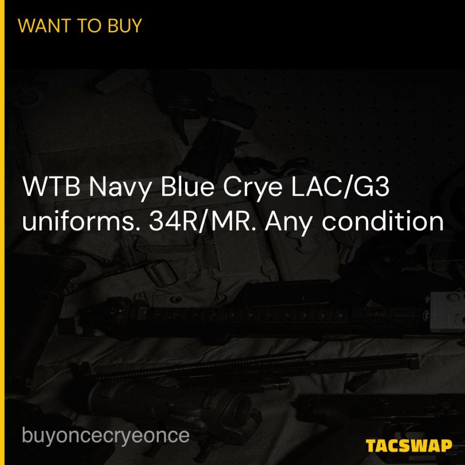 Post 4 - WTB Crye LAC/G3