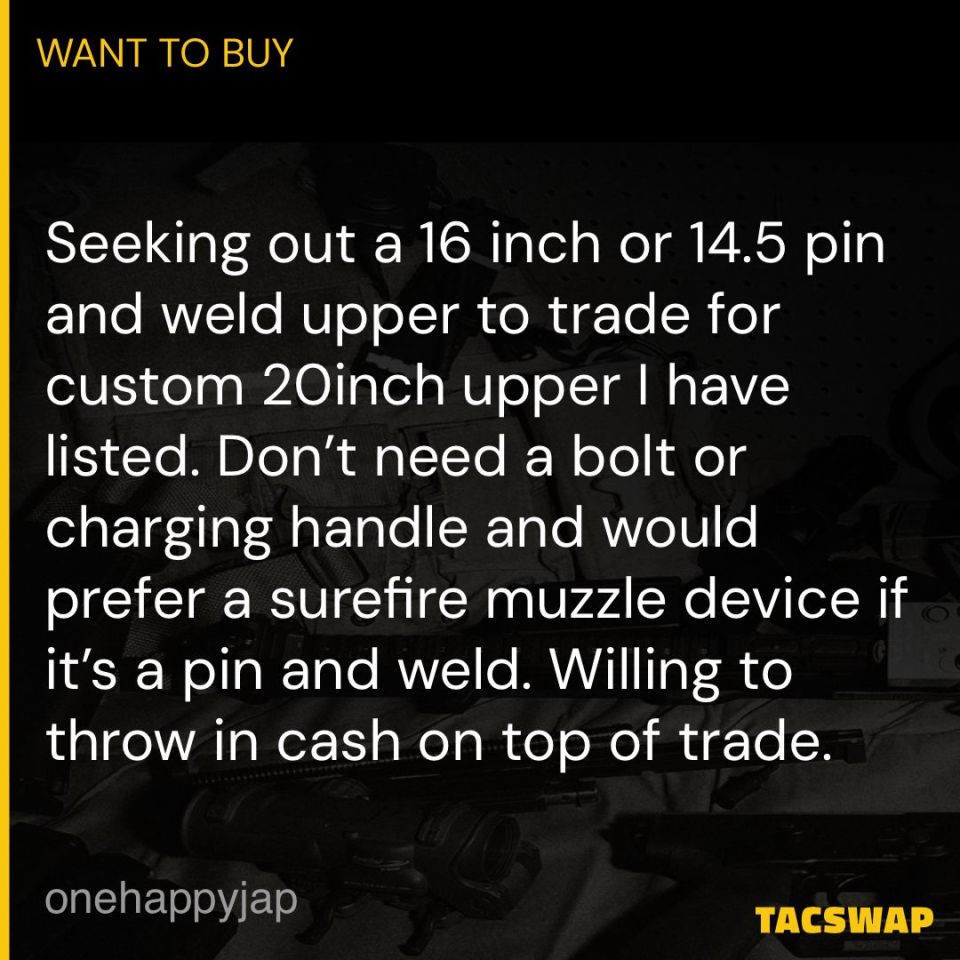 Post 5 - WTT for either 16’ or 14.5’pnw