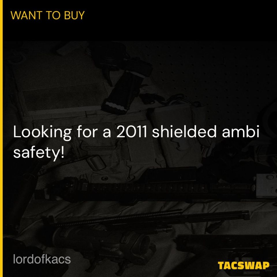 Post 3 - Wtb 2011 shielded ambi safety