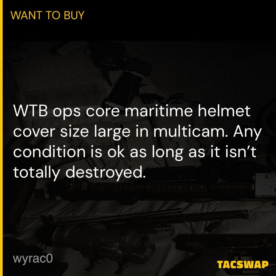 Post 1 - WTB ops core maritime cover