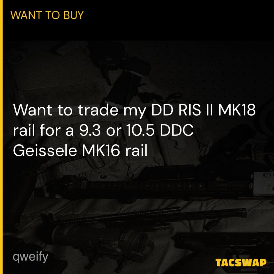 Post 2 - DD MK18 rail for Geissele MK16